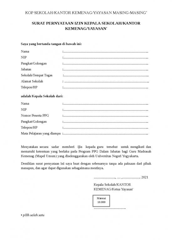 picture1_File - Surat Pernyataan Id 13499 | Surat Pernyataan Izin Kepala Sekolah Kemenag