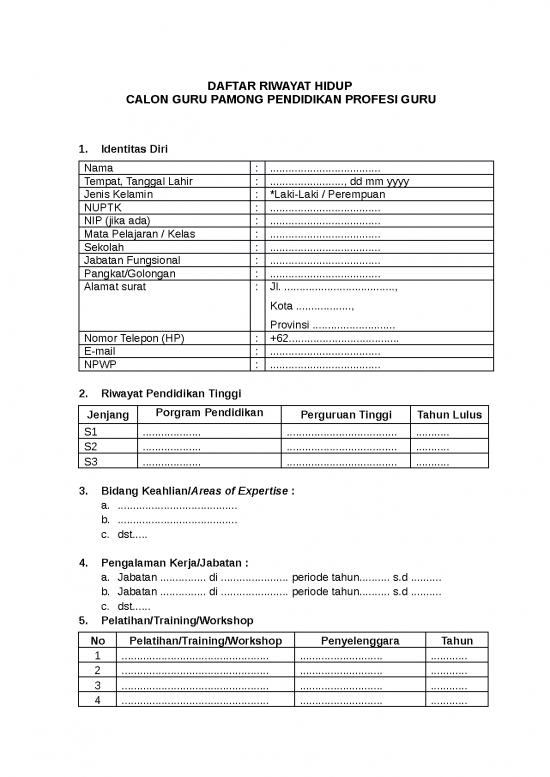 picture1_File - Daftar Riwayat Hidup Id 13512 | Lampiran Format Cv Surat Guru Pamong