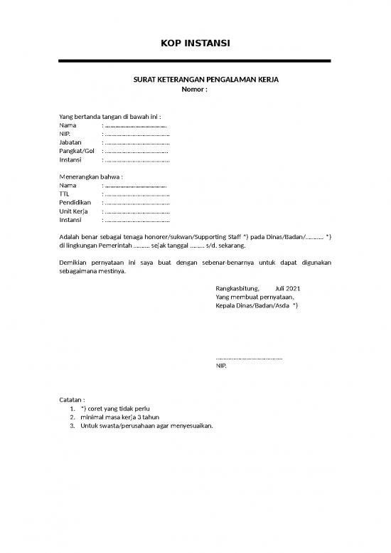 picture File - Surat Keterangan Kerja Id 13546 | Surat Pengalaman Kerja