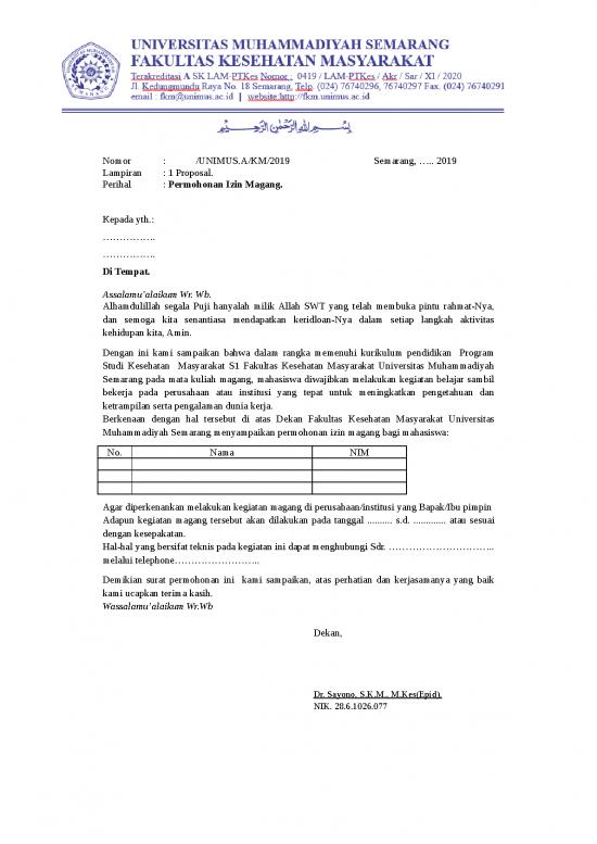 picture Contoh Cv Magang Mahasiswa Doc 13707 | Srt Izin Magang 2