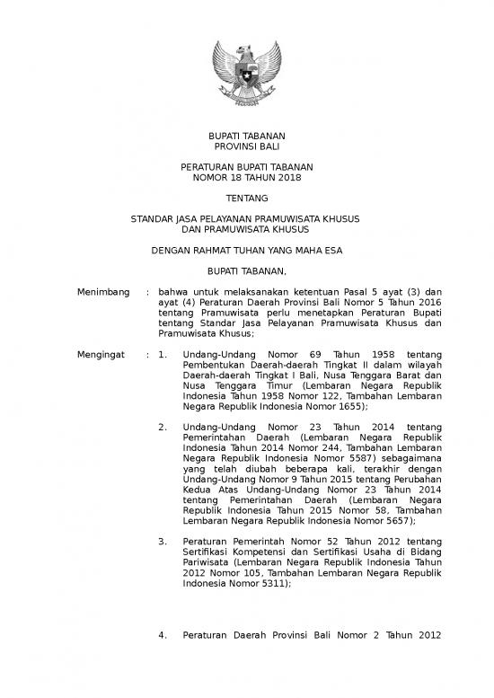 picture_Jasa Pramuwisata 13747 | Perbup N 18 T 2018 Ttg Pramuwisata Khusus