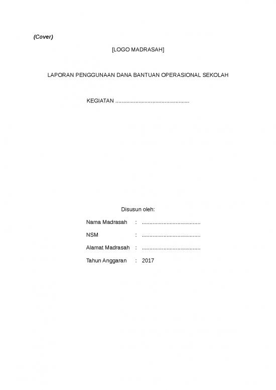 picture Laporan Doc 13815 | Contoh Kerangka Dasar Laporan Kegiatan Abcde 2017