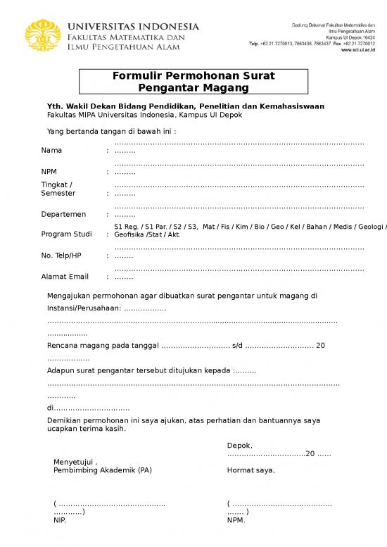 picture File - Surat Magang Id 13894 | Formulir Permohonan Pengantar Magang
