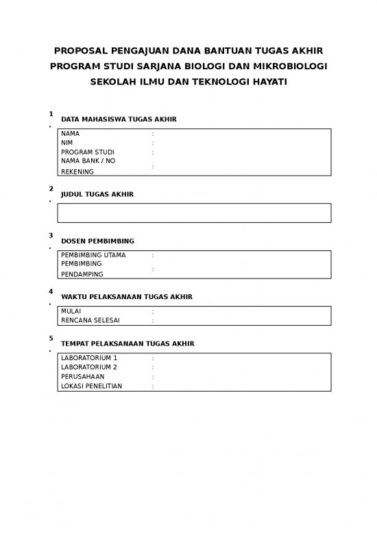 picture Tujuan Penelitian Adalah 13924 | Format Proposal Pengajuan Dana Bantuan Tugas Akhir
