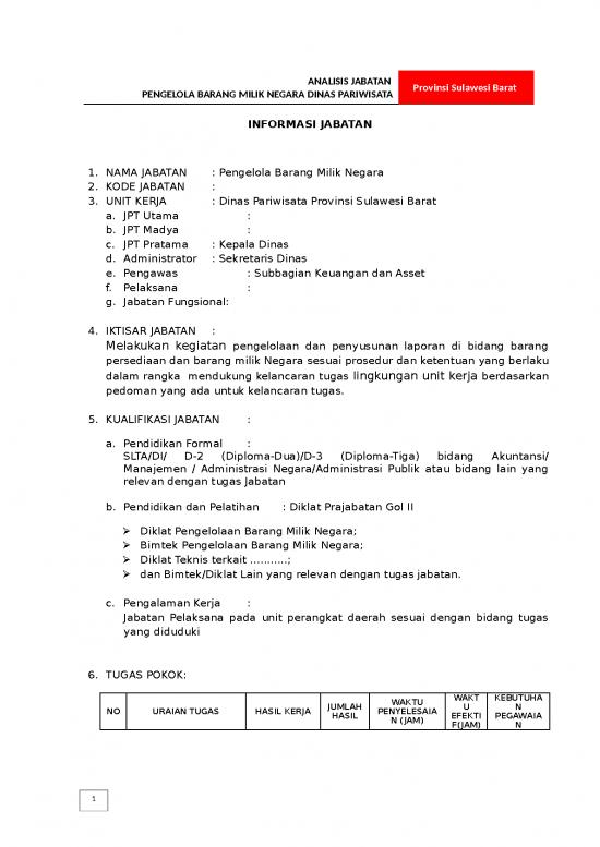 picture Diploma Format Word 14017 | Anjab Pengelola Barang Milik Negara