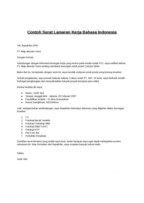 picture_File - Surat Pengalaman Kerja 14127 | Contoh Dan Template Surat Lamaran Kerja Bahasa Indonesia Baru 1