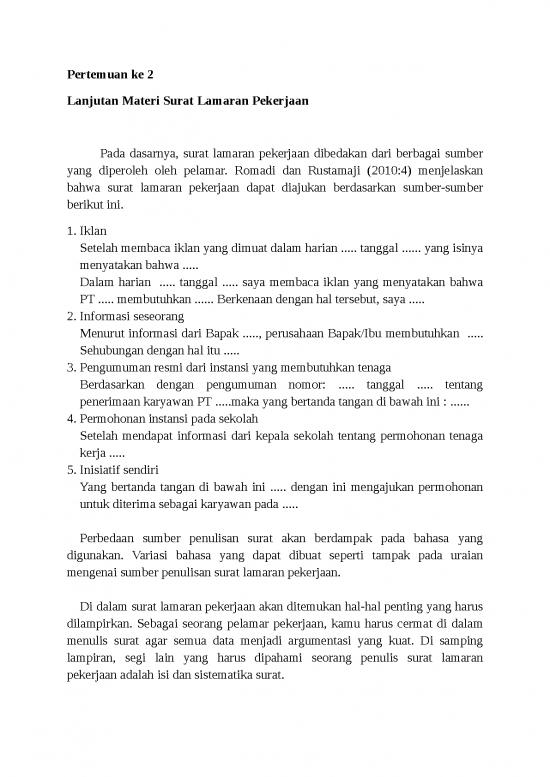 picture Surat Lamaran Kerja Doc 14187 | Materi 2
