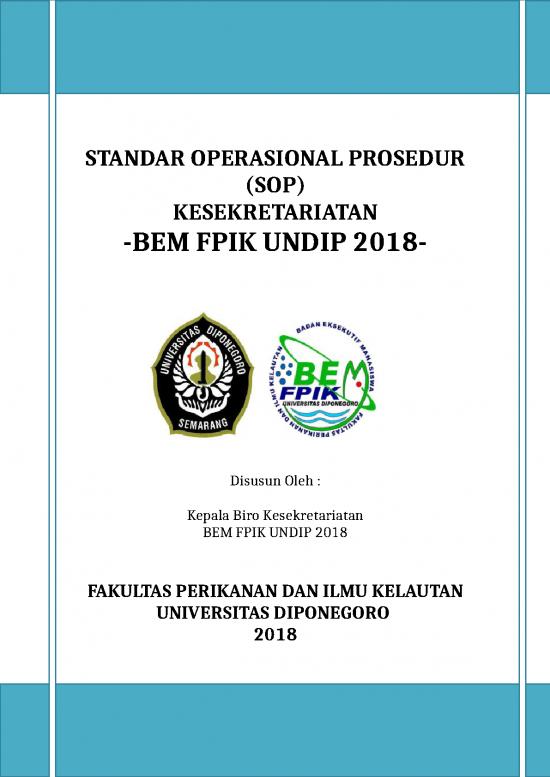 picture_Sop Kesekretariatan Bem Fpik 2018 Kabinet Abhinaya