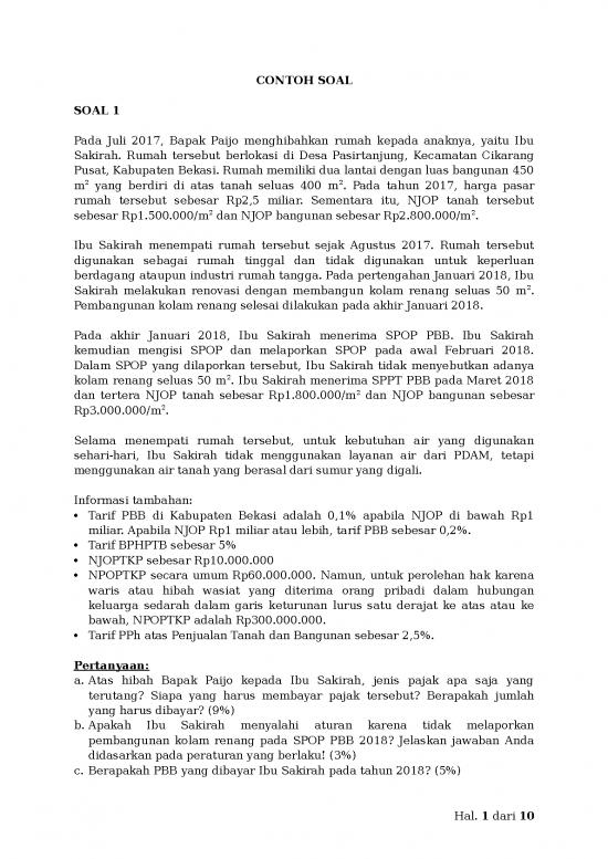 picture_Contoh Soal Pajak Pengadilan Dan Manajemen Pajak