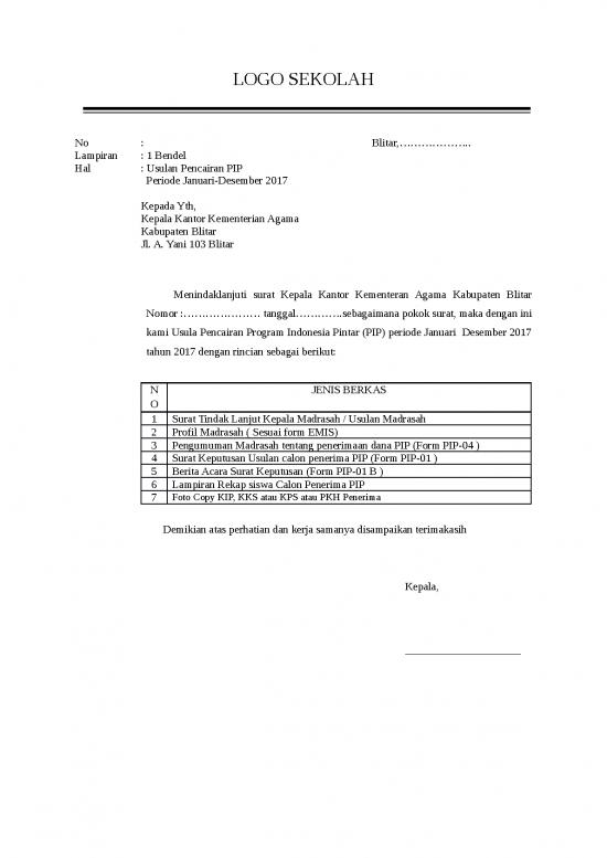 picture_Contoh Kebutuhan Surat Surat Usulan Pemberkasan Kuota Tambahan
