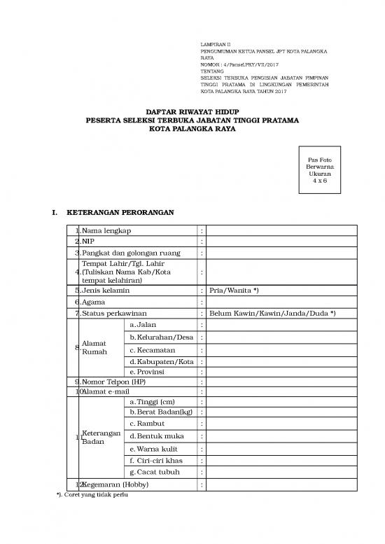 picture1_69lampiran Ii   Drh | File - Daftar Riwayat Hidup Id 15686