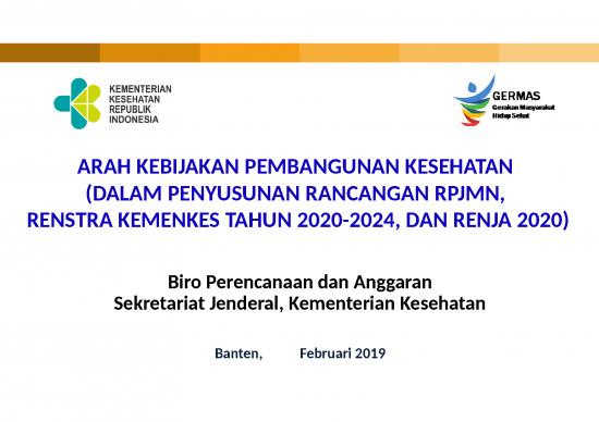 picture Kerangka Berpikir Ilmiah Adalah 14551 | Arah Kebijakan Pembangunan Keseshatan (rantek Rpjmn Renstra 2020 2024)   Banten   Februari 2019