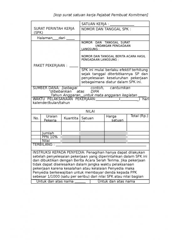 picture_Bentuk Surat Perintah Kerja | File - Surat Perintah Id 15089