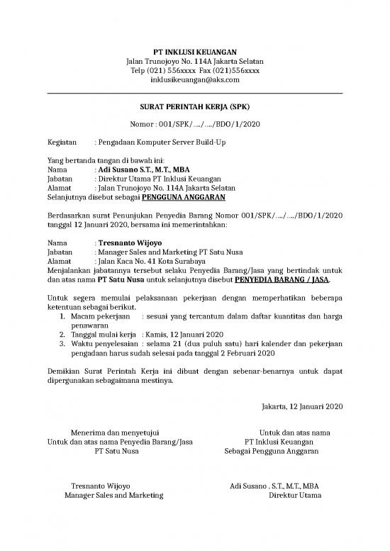 picture1_Contoh Surat Perintah Kerja | File - Surat Perintah Id 15117