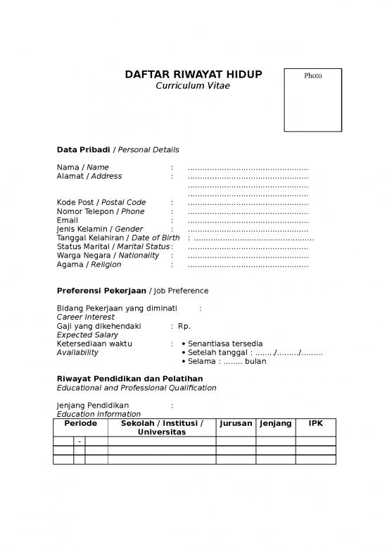 picture Cv Item Download 2022-07-22 17-19-21 | File - Daftar Riwayat Hidup Id 15722