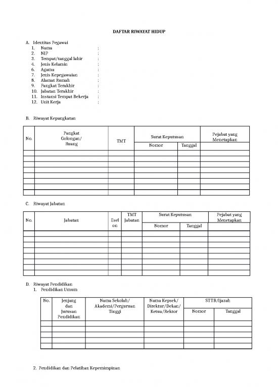 picture_Form 06 Daftar Riwayat Hidup 6 | File - Daftar Riwayat Hidup Id 15669