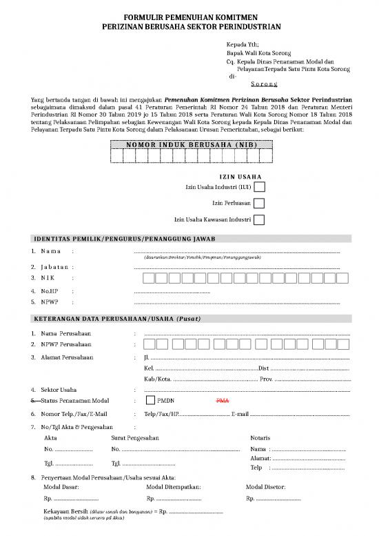 picture1_Presentasi Usaha 14911 | Formulir Perindustrian