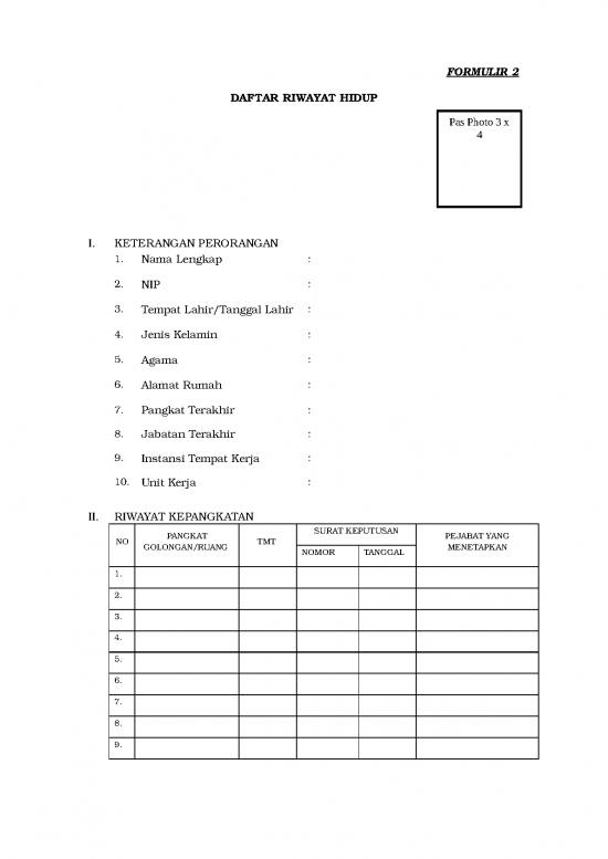 picture1_Lampiran Ii Drh F2 | File - Daftar Riwayat Hidup Id 15670