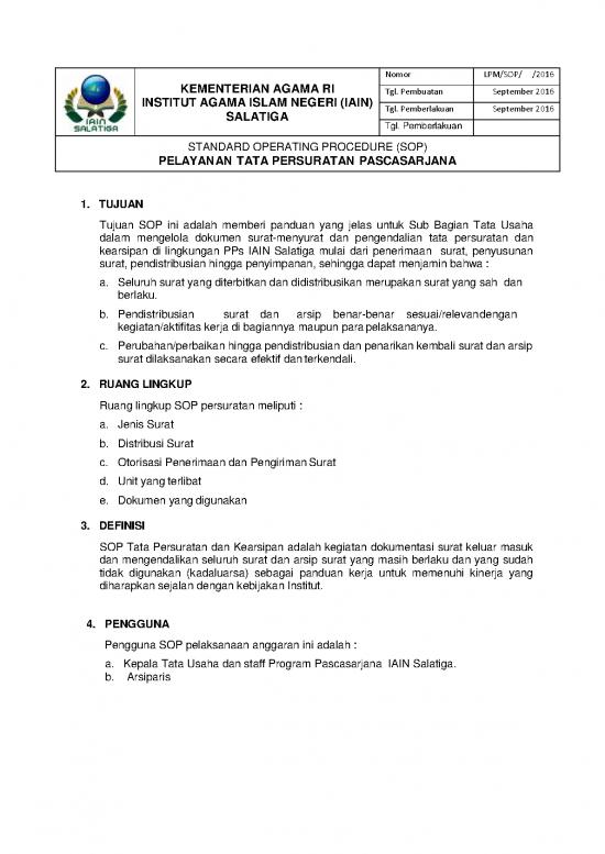picture_Presentasi Usaha 15511 | Pasca  Sop Pelayanan Tata Persuratan Pascasarjana