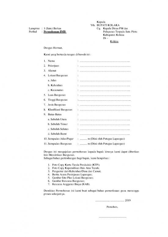 picture Rencana Anggaran Biaya 14884 | Permohonan Imb Pu Pribadi