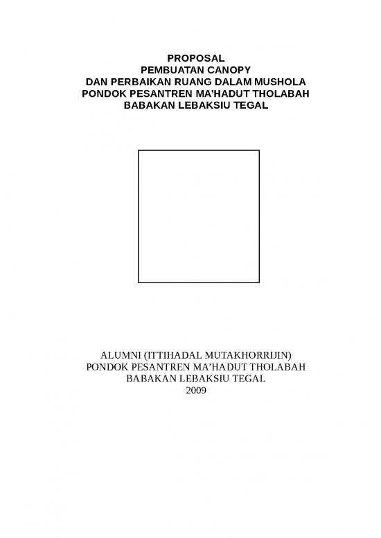 picture_File Rab - Rencana Anggaran Biaya Id 15348 | Proposal Mahadut Tholabah