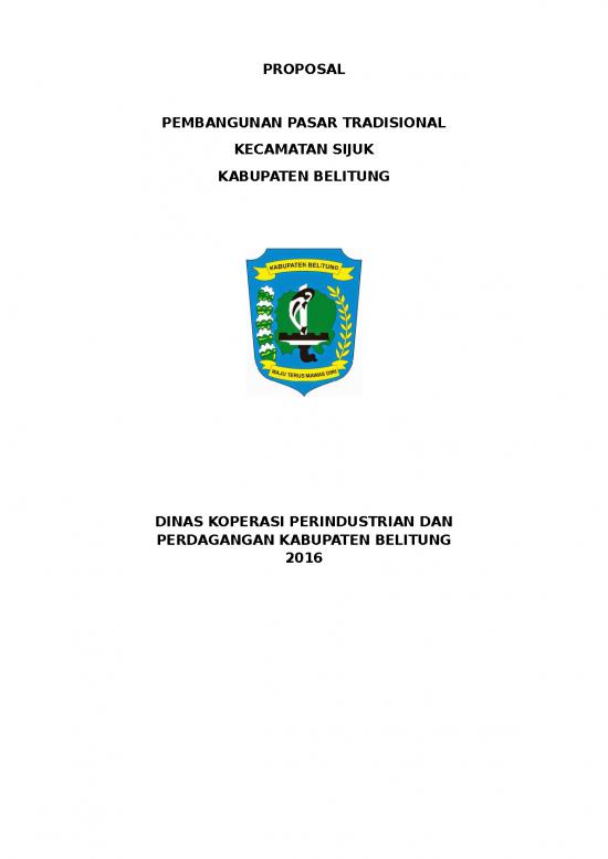 picture_Proposal Pembangunan Pasar Tradisional Sijuk