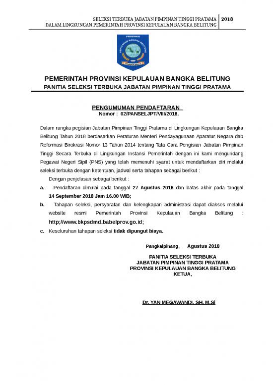 picture1_Seleksi Terbuka Jpt Pratama Asisten Ii Dan Iii Tahun 2018