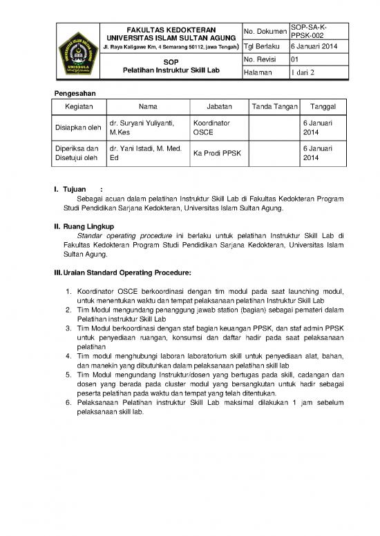 picture_Pendidikan Pdf 14811 | Sop Pelatihan Instruktur Skill Lab