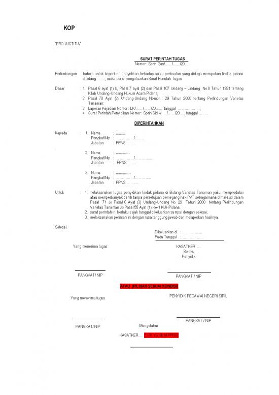 picture Surat Perintah Tugas | File - Surat Perintah Id 15102
