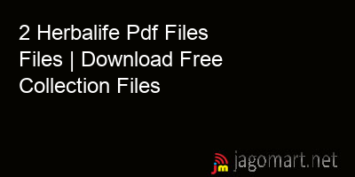 picture 2 Herbalife Pdf Files Files | Download Free Collection Files