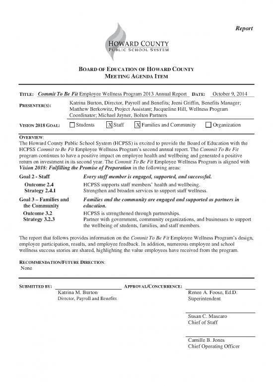 picture1_10 09 2014 Commit To Be Fit Employee Wellness Program Annual Report Br