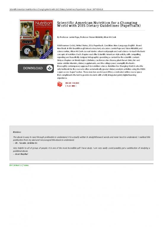 picture1_Science Of Nutrition Pdf 149742 | 1464152888 Scientific American Nutrition For A Changing Wor Sc