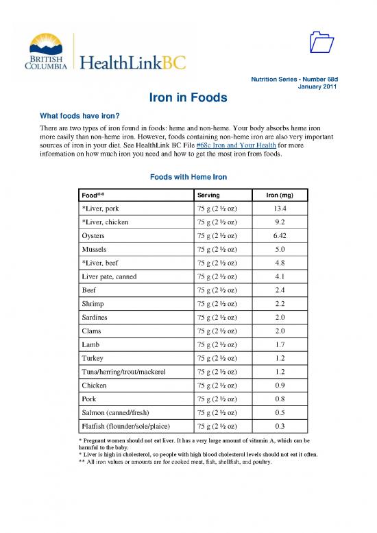 picture_Nutrition Therapy Pdf 148563 | 1 13 Sources Of Iron