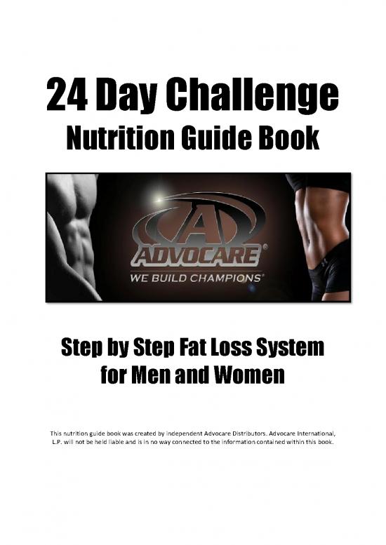 picture1_Fitness Nutrition Pdf 150506 | Advocare Nutrition Guide Book