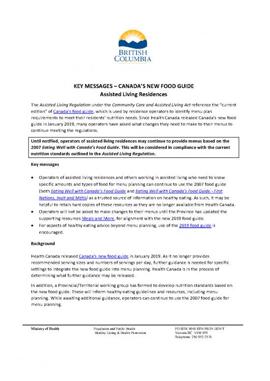picture1_Nutrition Therapy Pdf 148784 | Canadas New Food Guide Assisted Living Residences