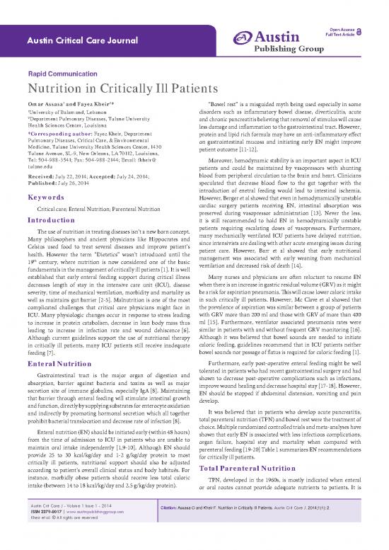 picture1_Nutrition Journal Pdf 148970 | Criticalcare V1 Id1001