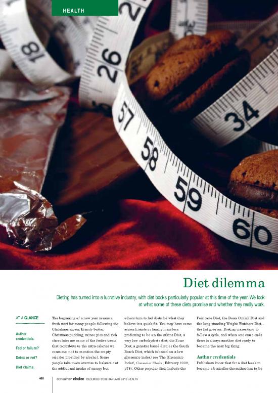 picture Fad Diet Pdf 149704 | Dietdilemmadec09