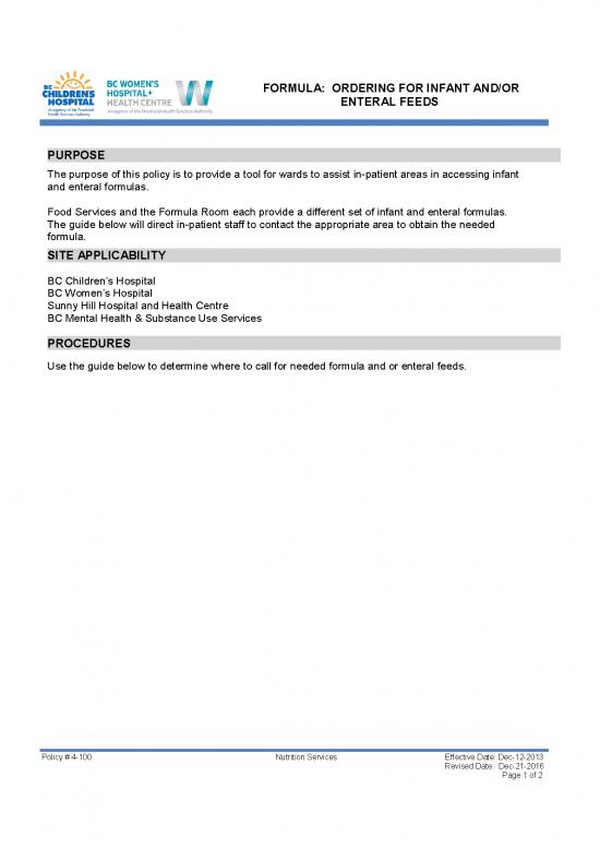 picture1_Nutrition Information Pdf 149526 | Formula  Ordering For Infant And Or Enteral Feeds