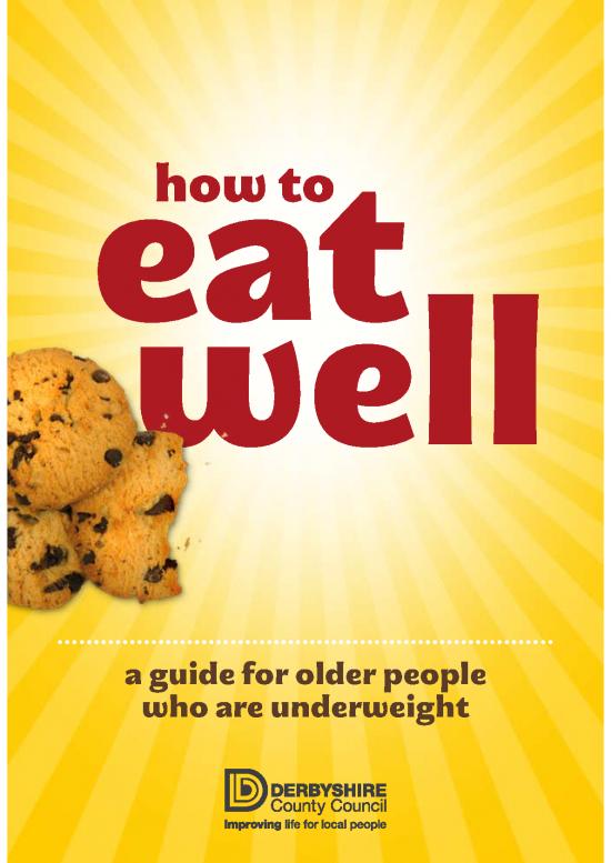 picture1_How To Eat Well A Guide For Older People Who Are Underweight