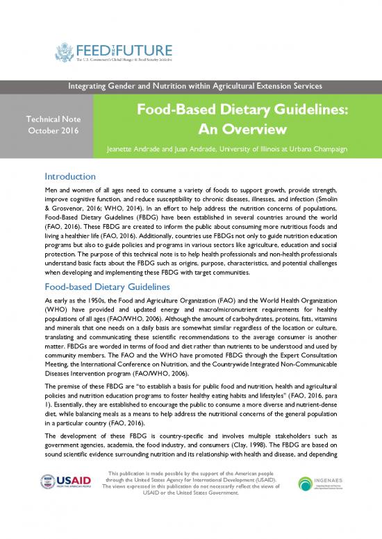 picture_Nutrition Facts Pdf Template 149034 | Ing Tn (2016 10 ) Food Based Dietary Guideline   Overview (andrade, Andrade)
