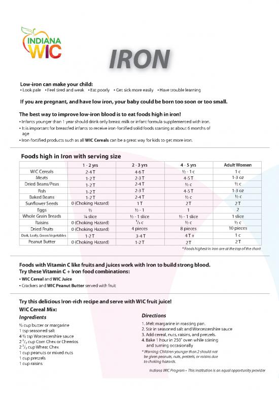 picture1_Foods High In Iron Pdf 148266 | Ironhandout 2013 English