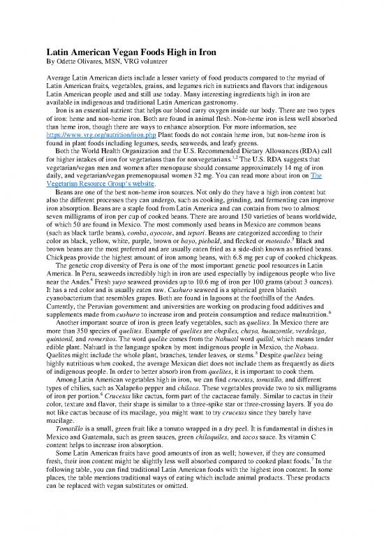picture_Nutrition Therapy Pdf 148749 | Latin American Foods High In Iron