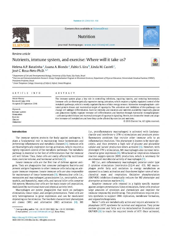 picture1_Differentiation Pdf 149488 | Nutrients, Immune System, And Exercise   Where Will It Take Us