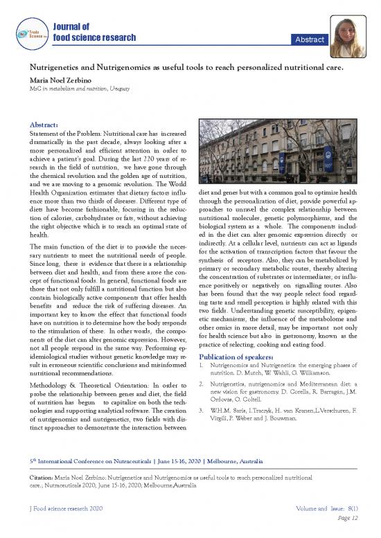 picture1_Nutrition Therapy Pdf 148681 | Nutrigenetics And Nutrigenomics As Useful Tools To Reach Personalized Nutritional Care