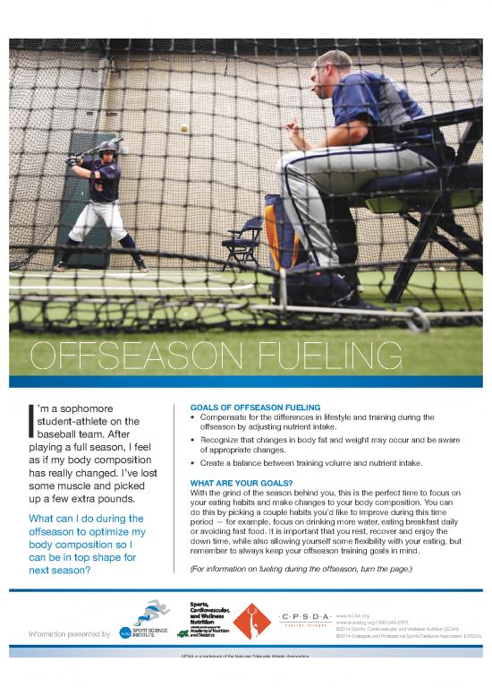 picture1_Fast Food Pdf 148609 | Offseason Fueling Fact Sheet