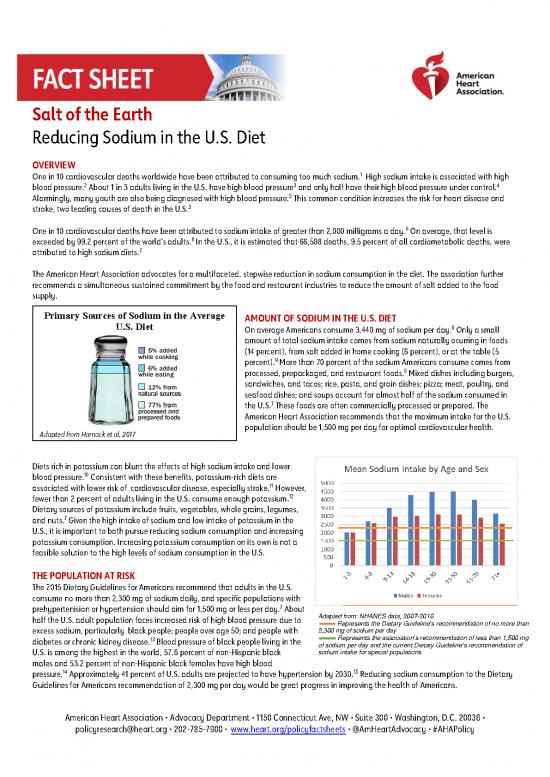 picture1_Reducing Sodium In The Us Diet Fact Sheet