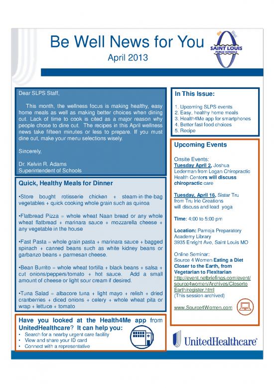 picture1_Fast Food Pdf 150510 | Slps Newsletter April 2013