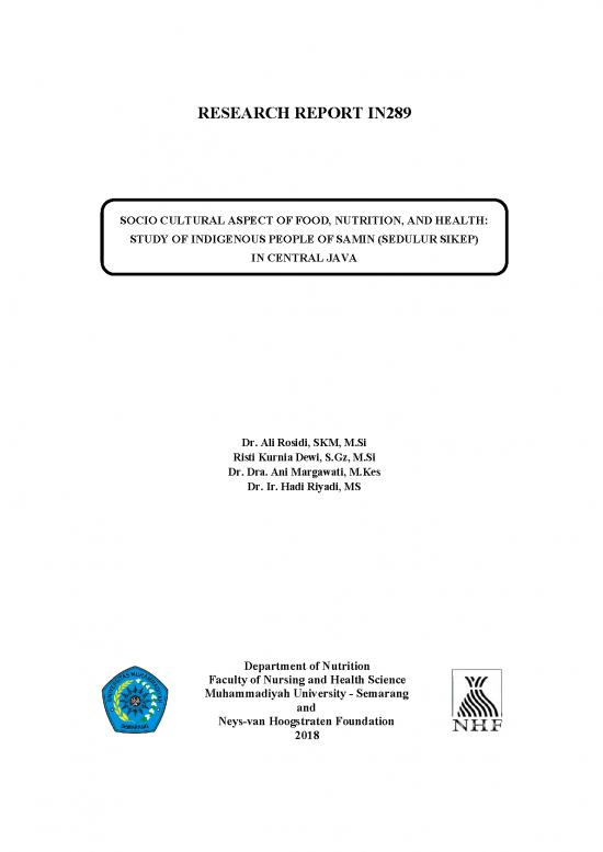 picture1_Nutrition Research Pdf 149189 | Socio Cultural Aspect Of Food Nutrition And Healthstudy Of Indigenous People Of Samin Sedulur Sikep In Central Java