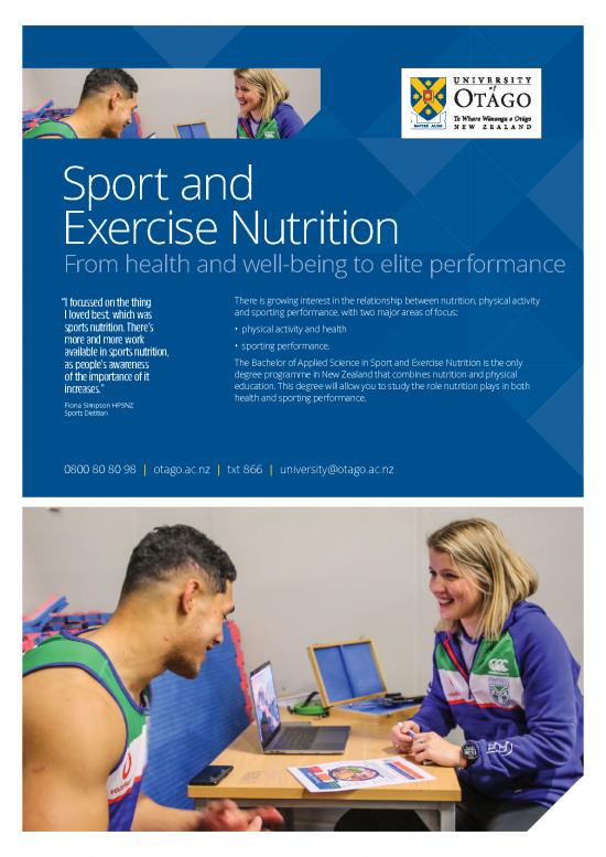 picture1_Science Of Nutrition Pdf 150397 | Sport And Exercise Nutrition