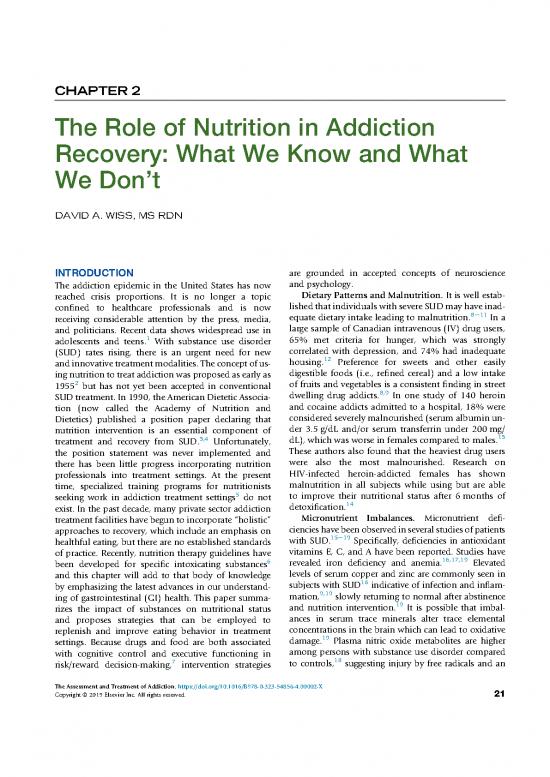 picture1_Nutrition Therapy Pdf 148311 | The Role Of Nutrition In Addiction